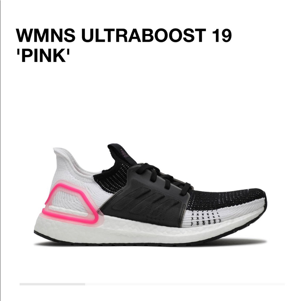 Adidas Women’s Ultra-boost 19 Running shoes Black White & Pink